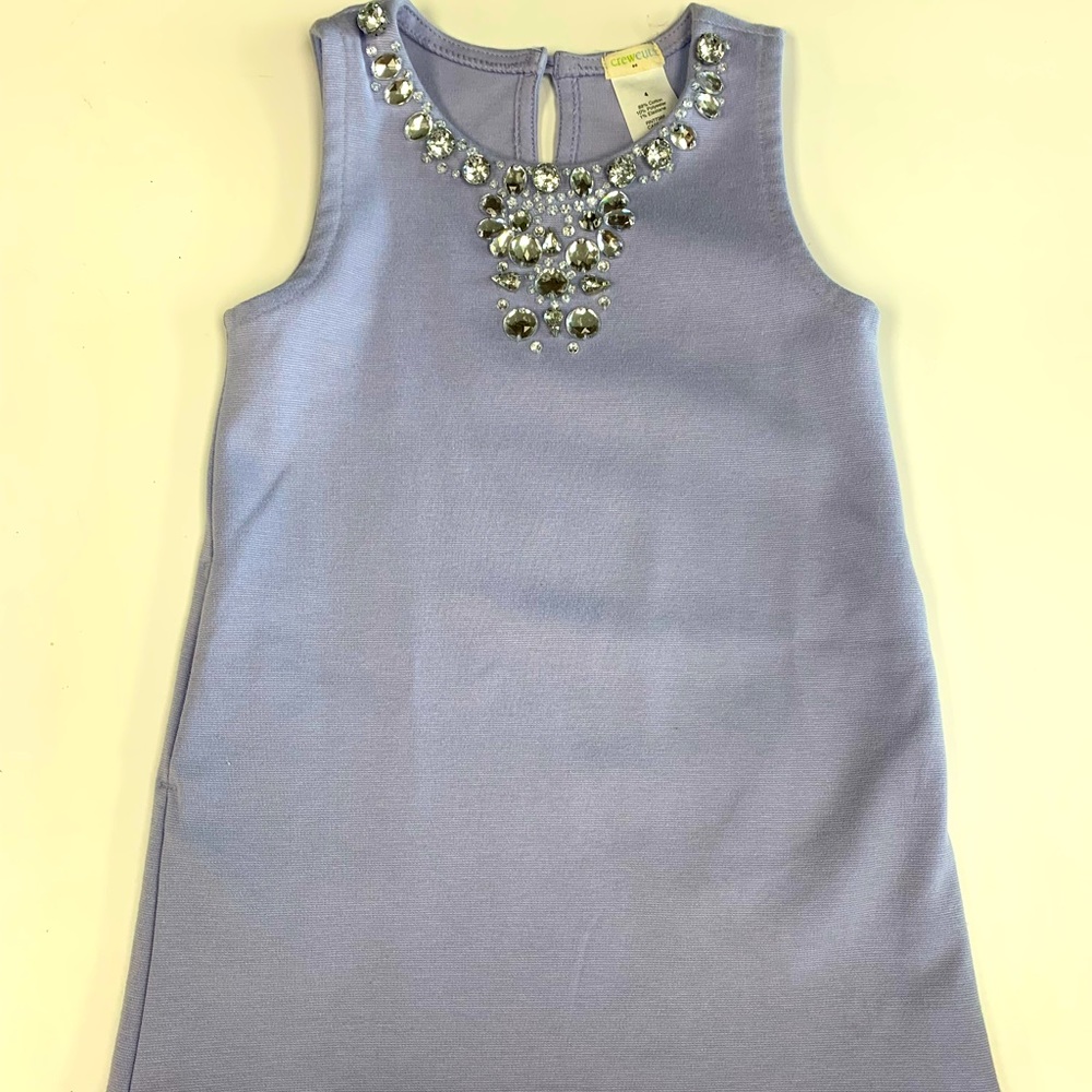 Crewcut lilac dress with beads 4